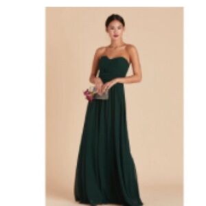 Medium Birdy grey Emerald bridesmaid dress